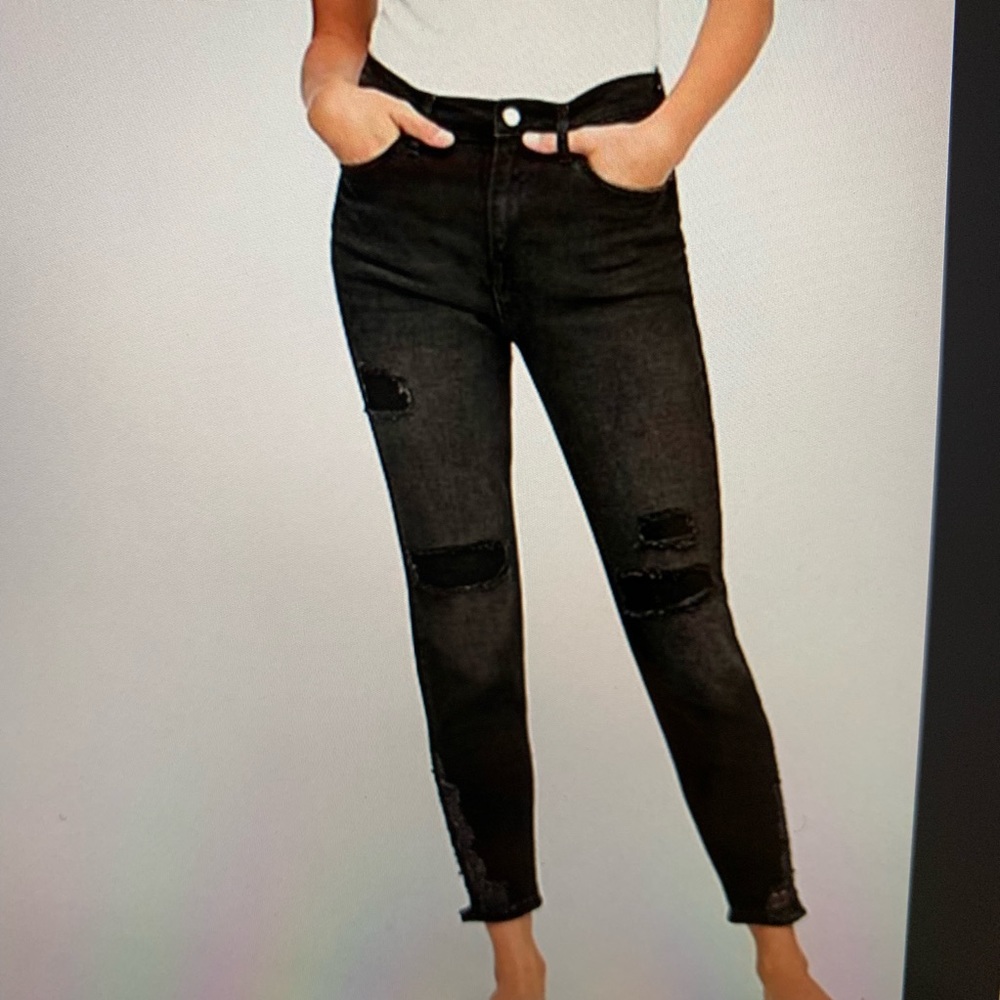 FREE PEOPLE About A Girl Ripped High Waist Jeans - Picture 4 of 8